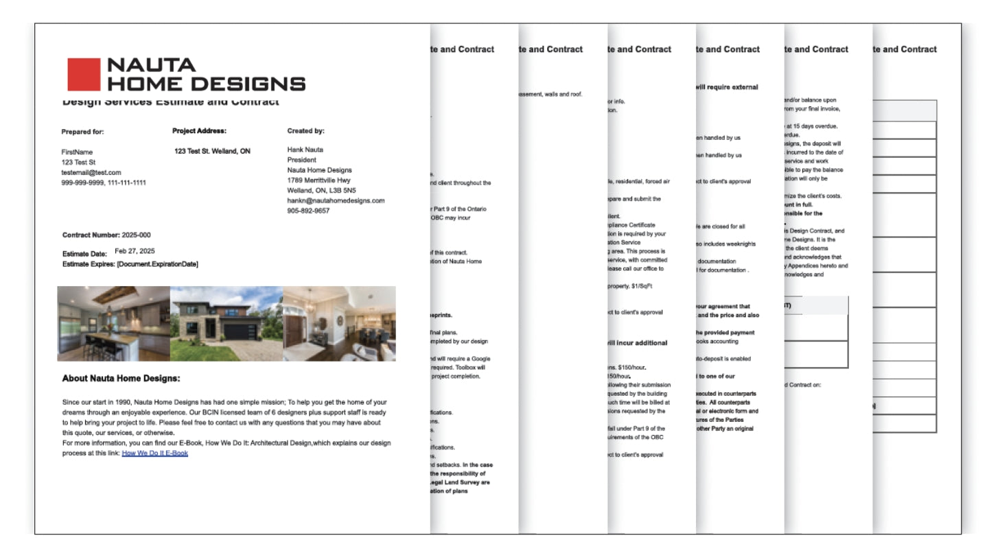 Design Proposal And Costs