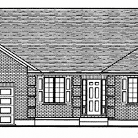 Bungalow House Plan, BN287 Front Elevation