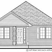 Bungalow House Plan BN300 Front Elevation