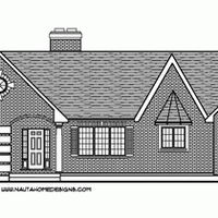 Bungalow house plan BN102 front elevation