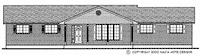 Bungalow house plan BN101 front elevation