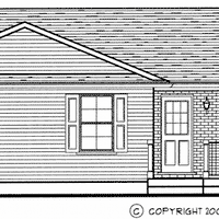 Bungalow House Plan BN108 Front Elevation