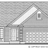 Bungalow house plan BN142 front elevation