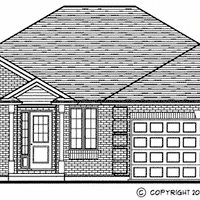 Bungalow house plan BN145 front elevation
