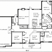 Bungalow house plan BN149 floor plan