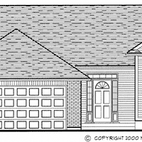 Bungalow House Plan BN154 Front Elevation