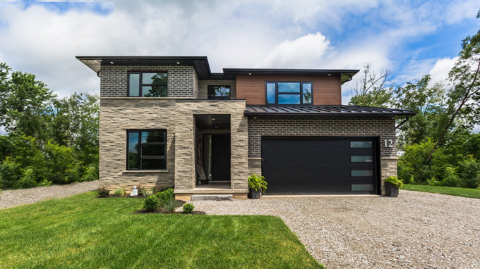 Custom designed house plan in Pelham, Niagara, Ontario.
