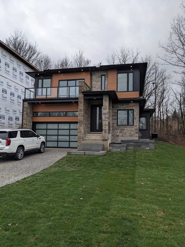 Modern custom home design.  House plan in St. Catharines Ontario