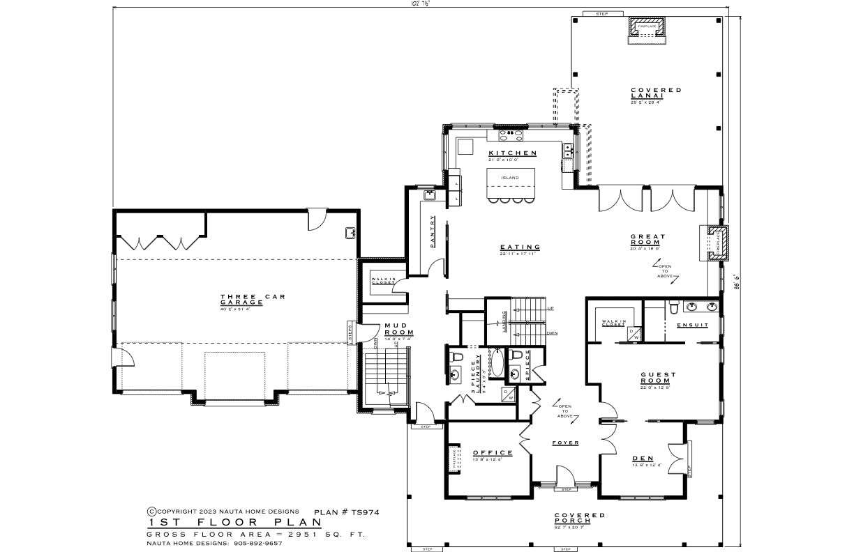 TS974 Custom Designed House Plan Nauta Home Designs