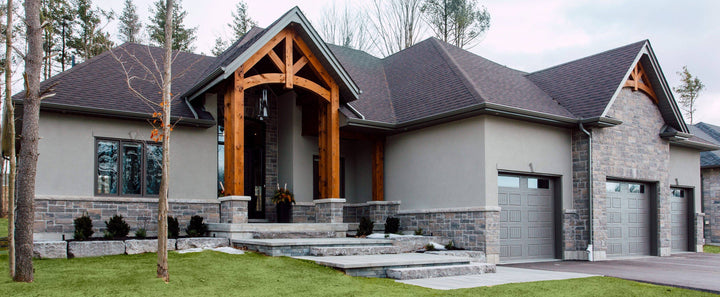 Custom bungalow house plan in Niagara Ontario