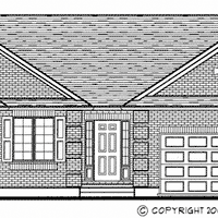 Bungalow house plan BN198 front elevation