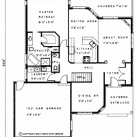 Bungalow house plan BN212 floor plan