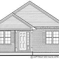 Bungalow House Plan BN296 Front Elevation