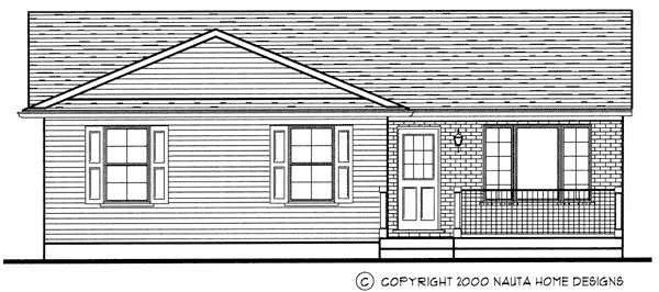 Bungalow House Plan BN108 Front Elevation