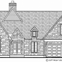Bungalow house plan BN114 front elevation