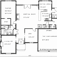 Bungalow house plan BN114 floor plan