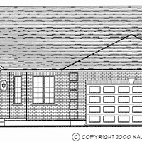 Bungalow house plan BN131 front elevation