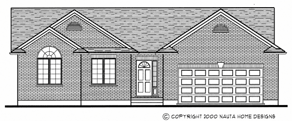 Bungalow House Plan BN133 Front Elevation