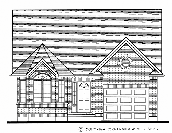 Bungalow House Plan BN138 Front Elevation