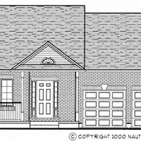 Bungalow house plan BN141 front elevation
