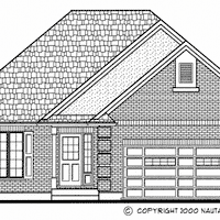 Bungalow house plan BN143 front elevation