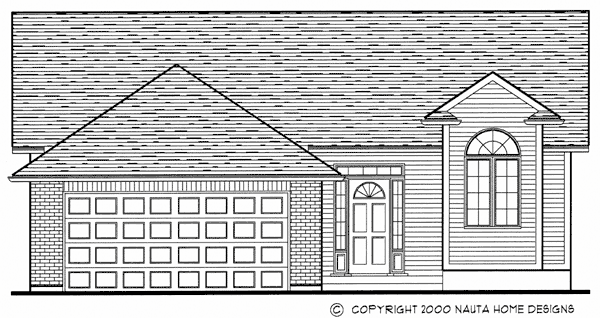 Bungalow House Plan BN154 Front Elevation